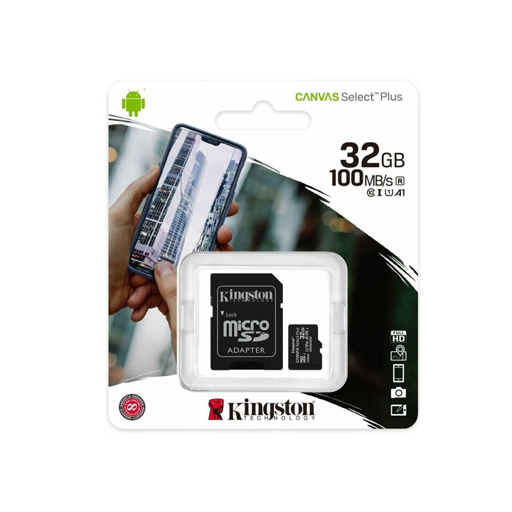 MicroSD 32 GB + Adattatore SD 100/20