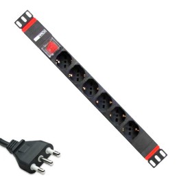 Multipresa rack 19" 6 prese ITA/Schuko | TecnoTorino