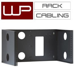 Open Frame Rack 19" a Muro 4 unità Nero - 178x500x305 (AxLxP)