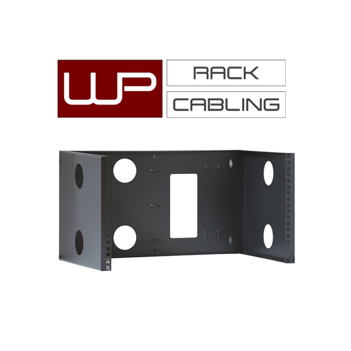 Open Frame Rack 19" a Muro 6 unità Nero - 267x500x305 (AxLxP)