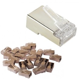 Plug RJ45 Cat 5e FTP schermati, 50 pezzi | TecnoTorino