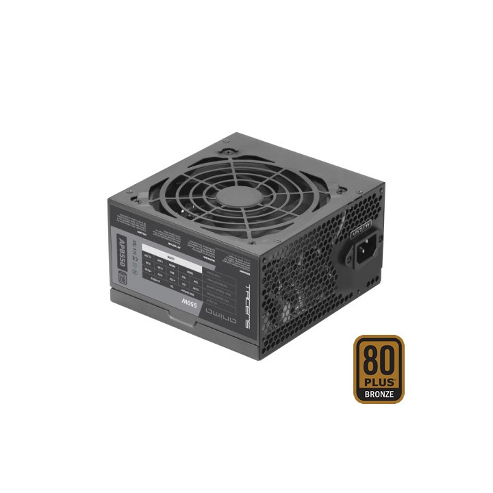 Alimentatore 550Watt Ventola 120mm 80 Plus Bronze