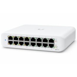 Switch Ubiquiti UniFi Lite 16 porte Gigabit con 8 PoE+ 45W