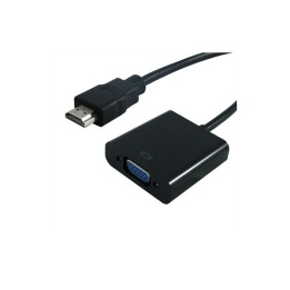 Adattatore HDMI maschio a VGA femmina 15 cm Nero