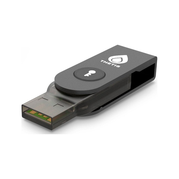 Chiave di sicurezza Thetis Pro-A FIDO2 USB-A e NFC per Passkey e 2FA