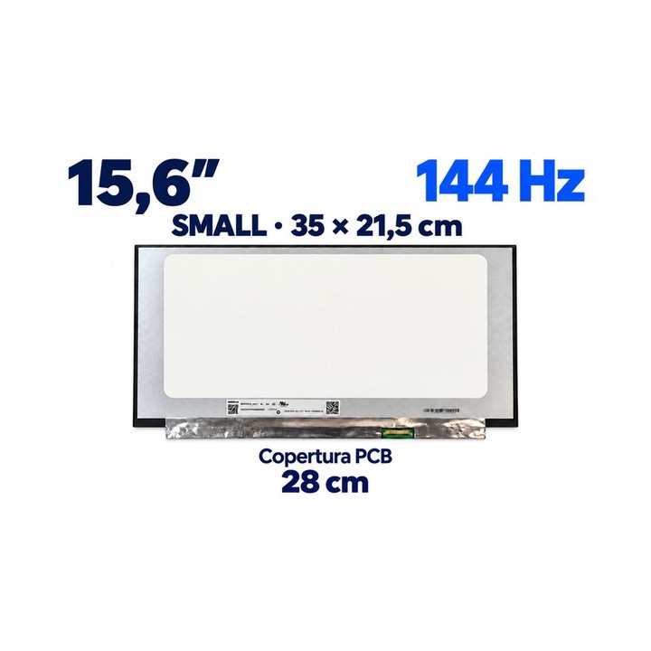 Display Slim LED 15,6" 40 Pin IPS Full HD 144Hz SMALL