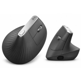 Mouse Logitech MX Vertical Ergonomico Wireless Bluetooth Unifying 4000 DPI