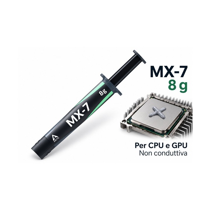 Pasta Termica ARCTIC MX-7 8g Alte Prestazioni CPU GPU Non Conduttiva