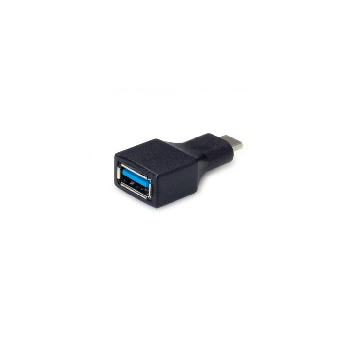 Adattatore USB-C Maschio USB-A Femmina OTG USB 3.2 Gen 1 5Gbps VALUE Nero
