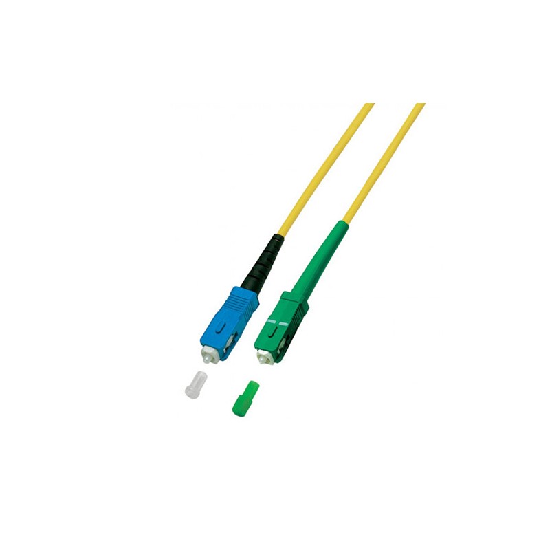 APC Cavo fibra ottica SC/APC SIMPLEX 9/125 Monomodale 200 cm per Router FIBRA 