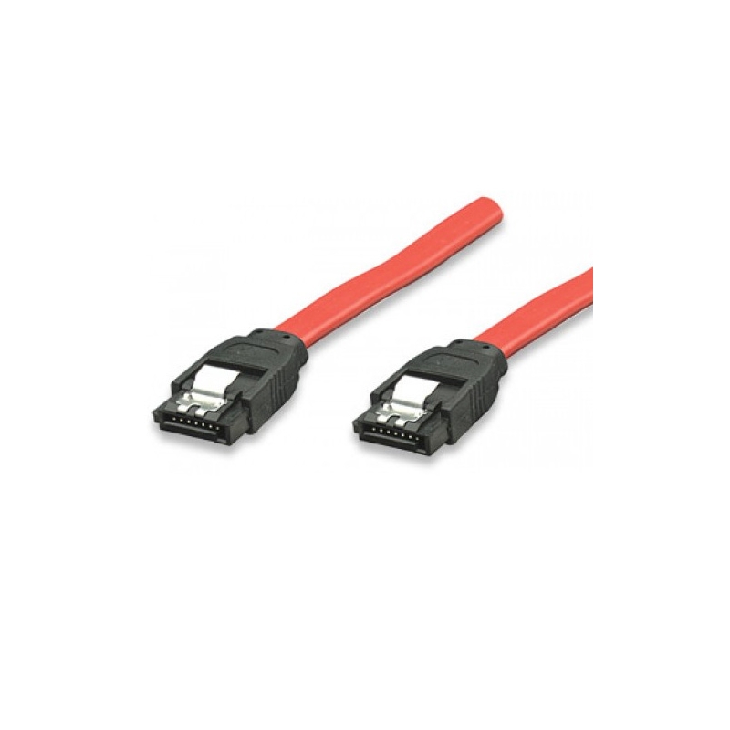 InLine Cavo SATA 6 Gb/s Angolato Blu 0,15 M - Rotondo, Con Linguetta, Collegamento Interno PC