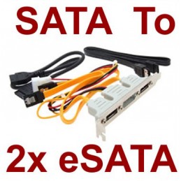 Cavo slot I-Sata a e-SATA 2...