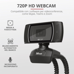 Webcam HD con Microfono Trino