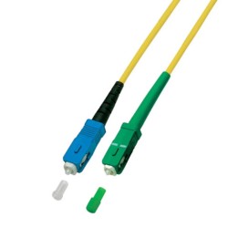 Cavo Fibra Ottica OS2 Monomodale 9/125 SC-APC a SC-UPC 5 Metri
