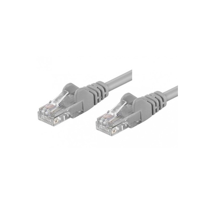 Cavo Rete Patch U/UTP 10 mt Cat. 5e Grigio