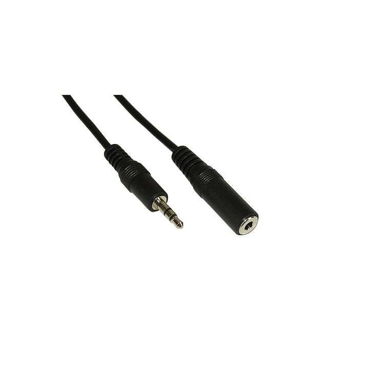 Cavo Stereo prolunga Jack 3,5" M/F 5 mt.