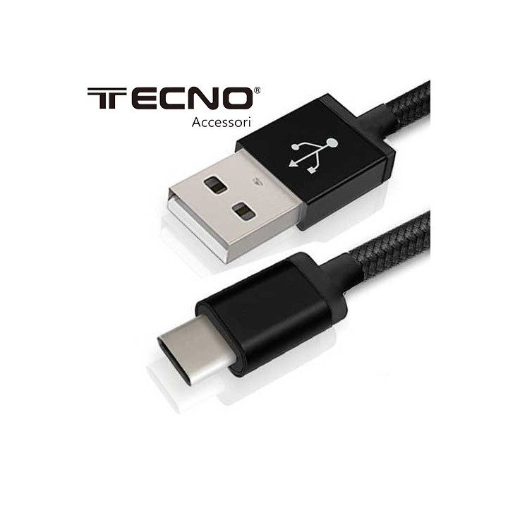 Cavo USB TYPE-C a USB 3.0 Tipo A Maschio 1m Nero