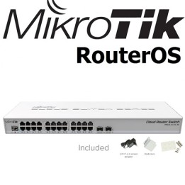 Cloud Router Switch 24 Porte Gigabit 2xSFP+ (Dual Boot) CRS326