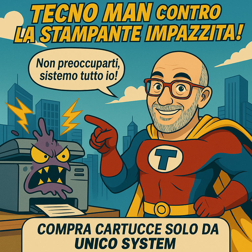 TecnoMan contro la stampante impazzita: come risolvere i problemi di stampa e scegliere le cartucce giuste