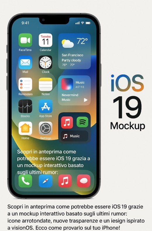 Scopri come potrebbe essere il nuovo iOS 19 (e come provarlo già oggi!)
