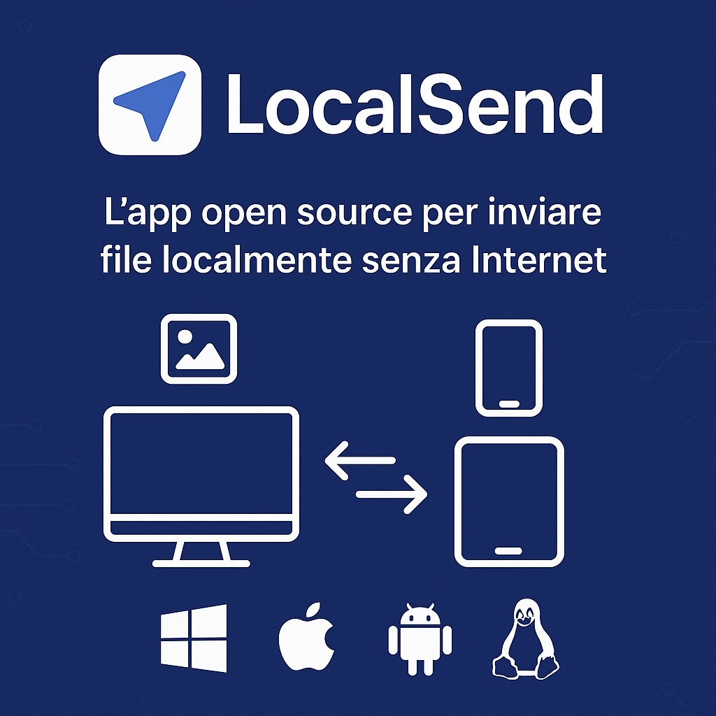 LocalSend: invia file in rete locale senza internet