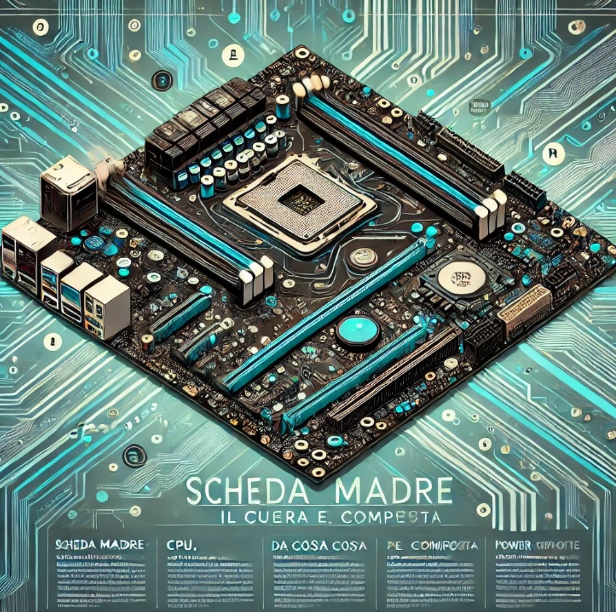 Scheda Madre: Il Cuore del Computer – Cos’è, Componenti e Tipologie
