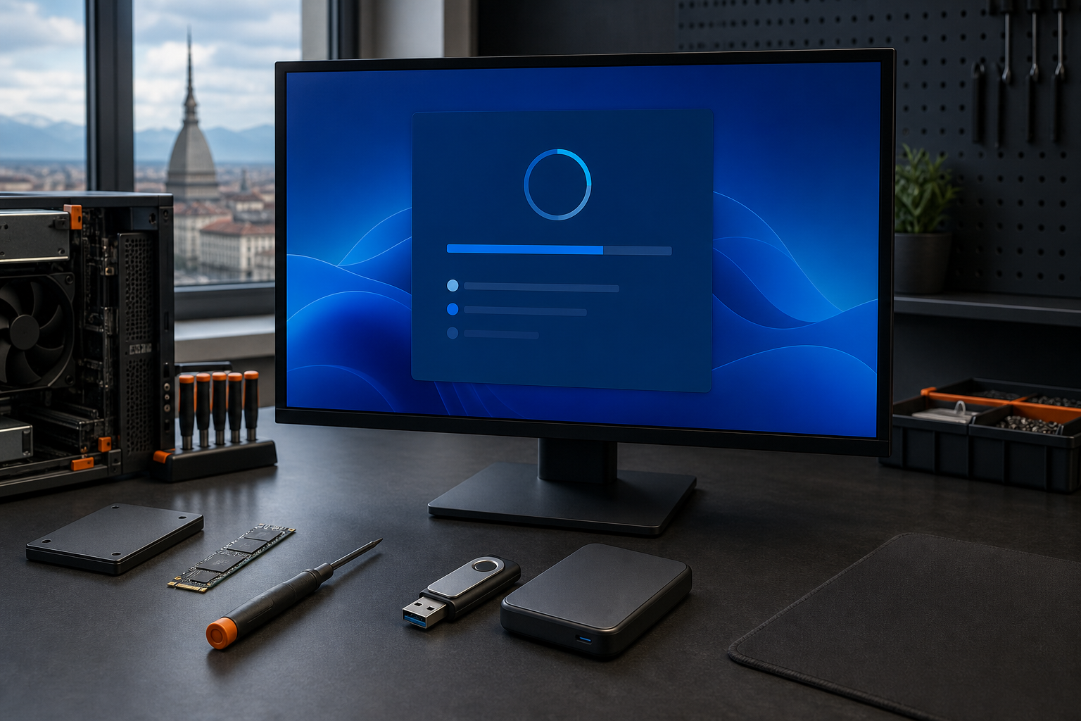 Reinstallazione sicura di Windows 11 con chiavetta USB e backup del PC