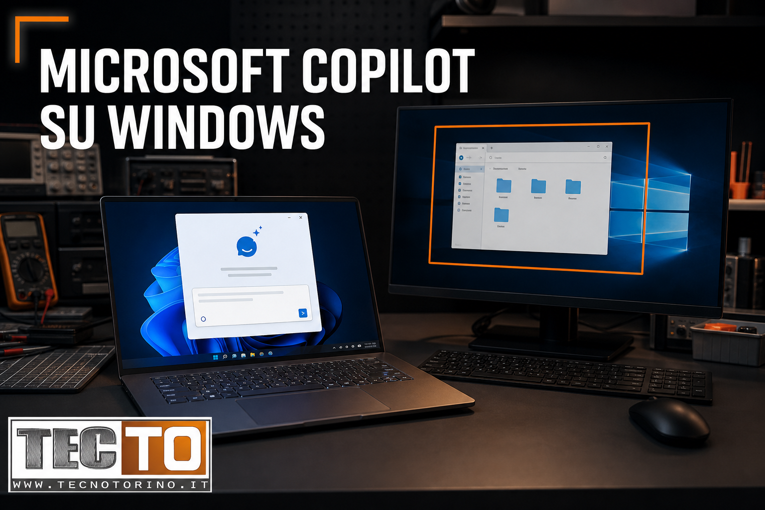 Microsoft Copilot su notebook e PC Windows con funzione Vision attiva