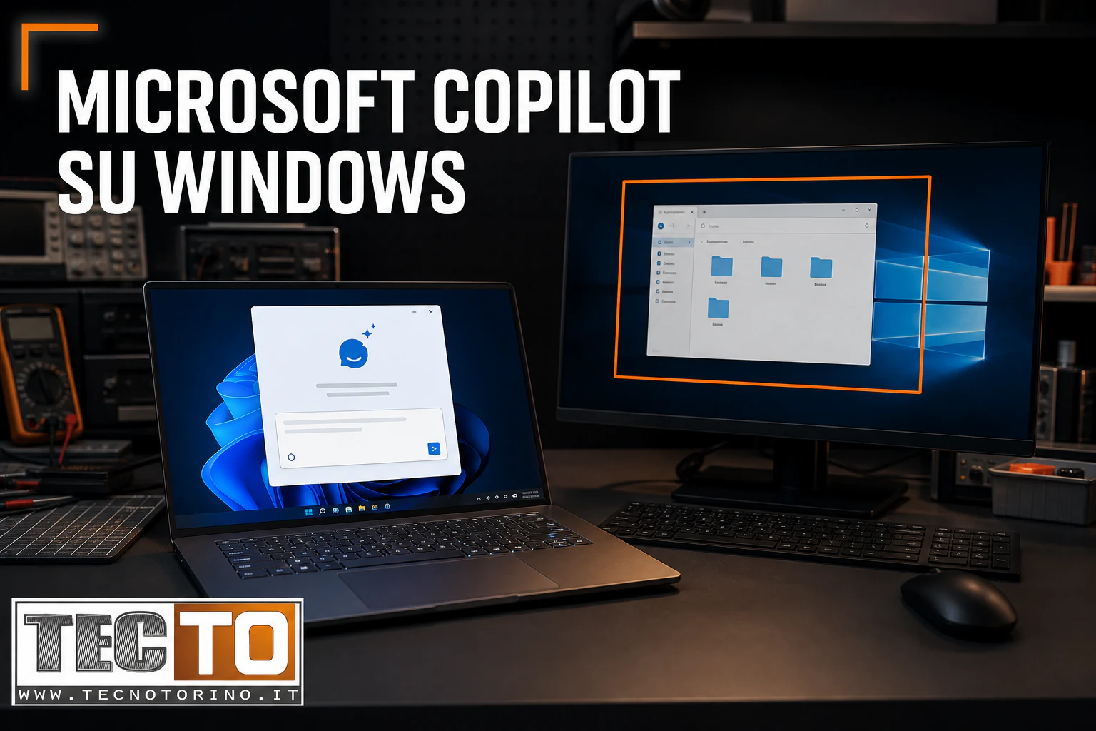 Microsoft Copilot su notebook e PC Windows con funzione Vision attiva